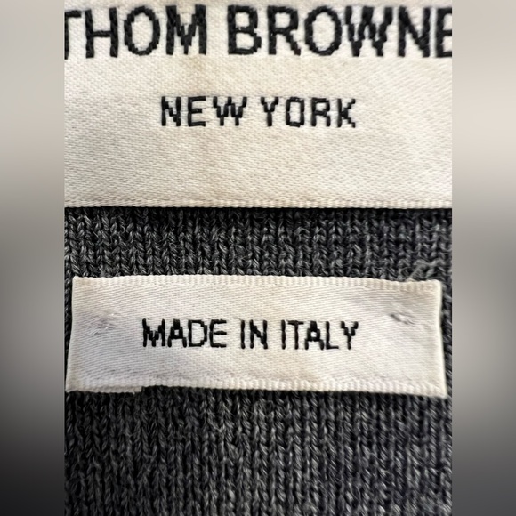 Authentic Thom browne cardigan with signature sleeve line - Picture 6 of 10